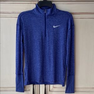 Nike Royal Blue Quarter-Zip Top